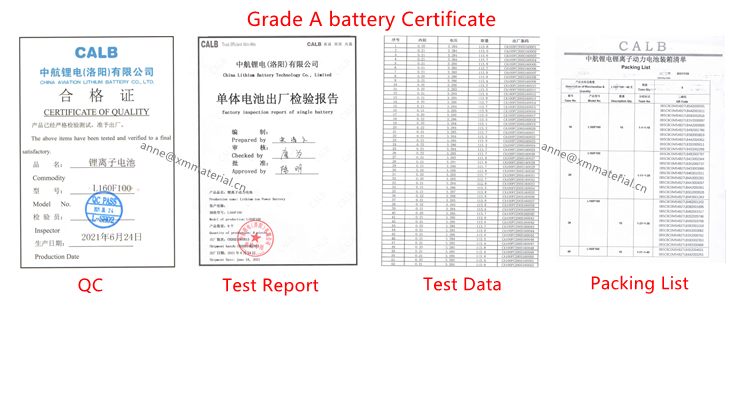 CALB 3.2V 100Ah Lifepo4 Storage Battery Prismatic Lithium Ion Battery