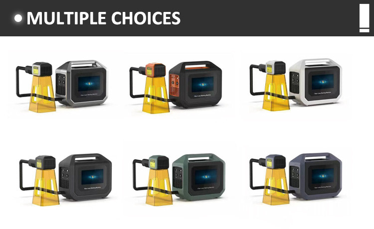 Portable Fiber Laser Engraving Machine for Portable Mini Metal Nameplate Mold Flange Coding