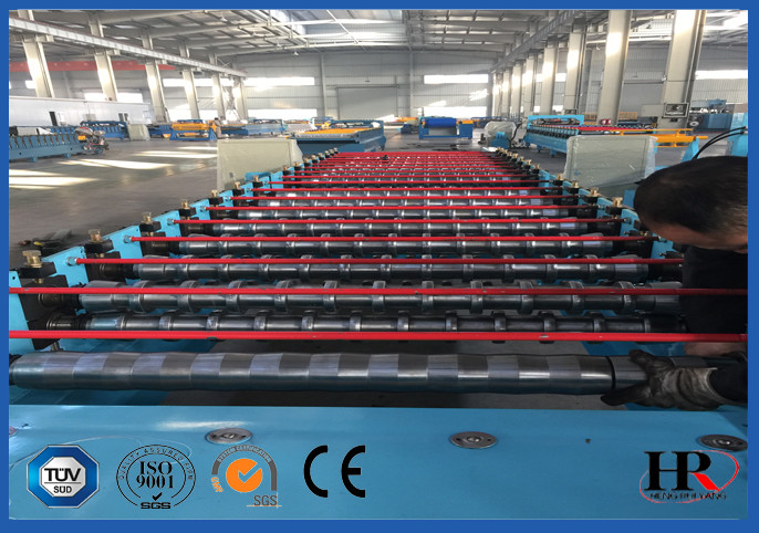 Steel Ribbed Roof Wall Panel Corrugated Iron Rolling Machine Easy Instaleed