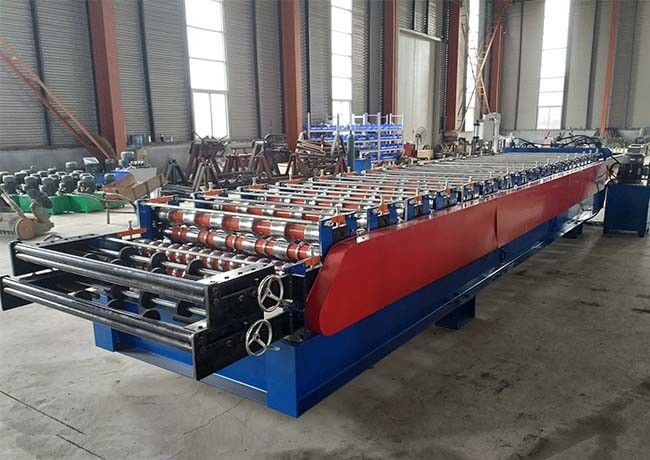 Ibr And Corrugated Double Deck Roofing Sheet Roll Forming Machine Galvanized