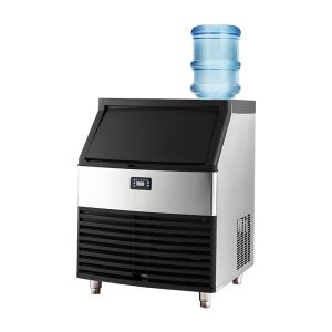 Commercial Cube Ice Machine with Bottled Water Robust Construction Ensuring Durability and Ice Making for Busy Commercial Environments