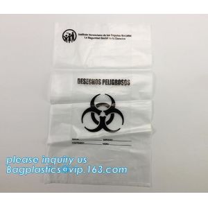 Infectious Emergency Autoclavable Biohazard Bag On Roll Warning Label/Sterilizat