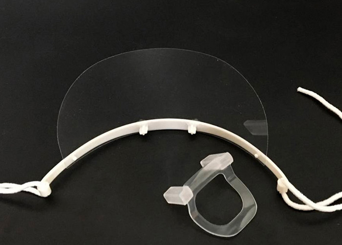 Transparent Catering Plastic Chin Face Shield Masks