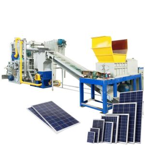 Efficiently Recycle Mono Solar Panels with PLC Controlled Crushing Separating