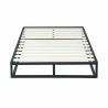 Buy cheap Customized King Metal Bed Frame Wrought Iron Bed Frame With Wooden Slats from wholesalers