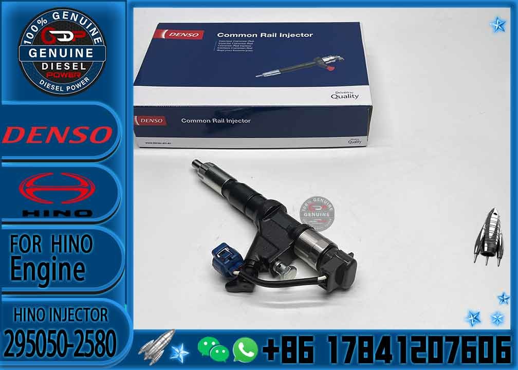 High Quality New Diesel Common Rail Fuel Injector 295050-2580 23670-E0221 295050-2730 23670-E0A70 For HINO E13C 700 engi