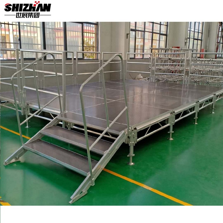 aluminium portable indoor mobile stage