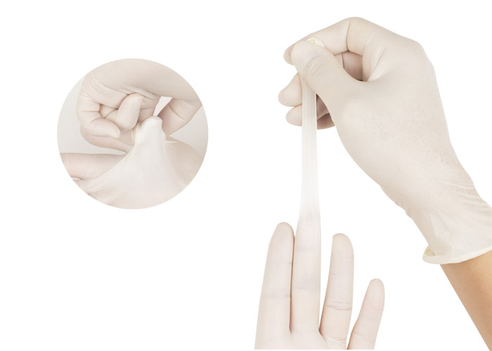 Reliable Disposable Hand Gloves Malaysian Latex Non - Medical Latex Gloves