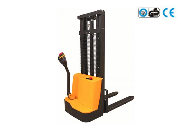 Quality 1.5 Ton Electric Ride On Pallet Stacker With Curtis Controller And High Strength Steel for sale