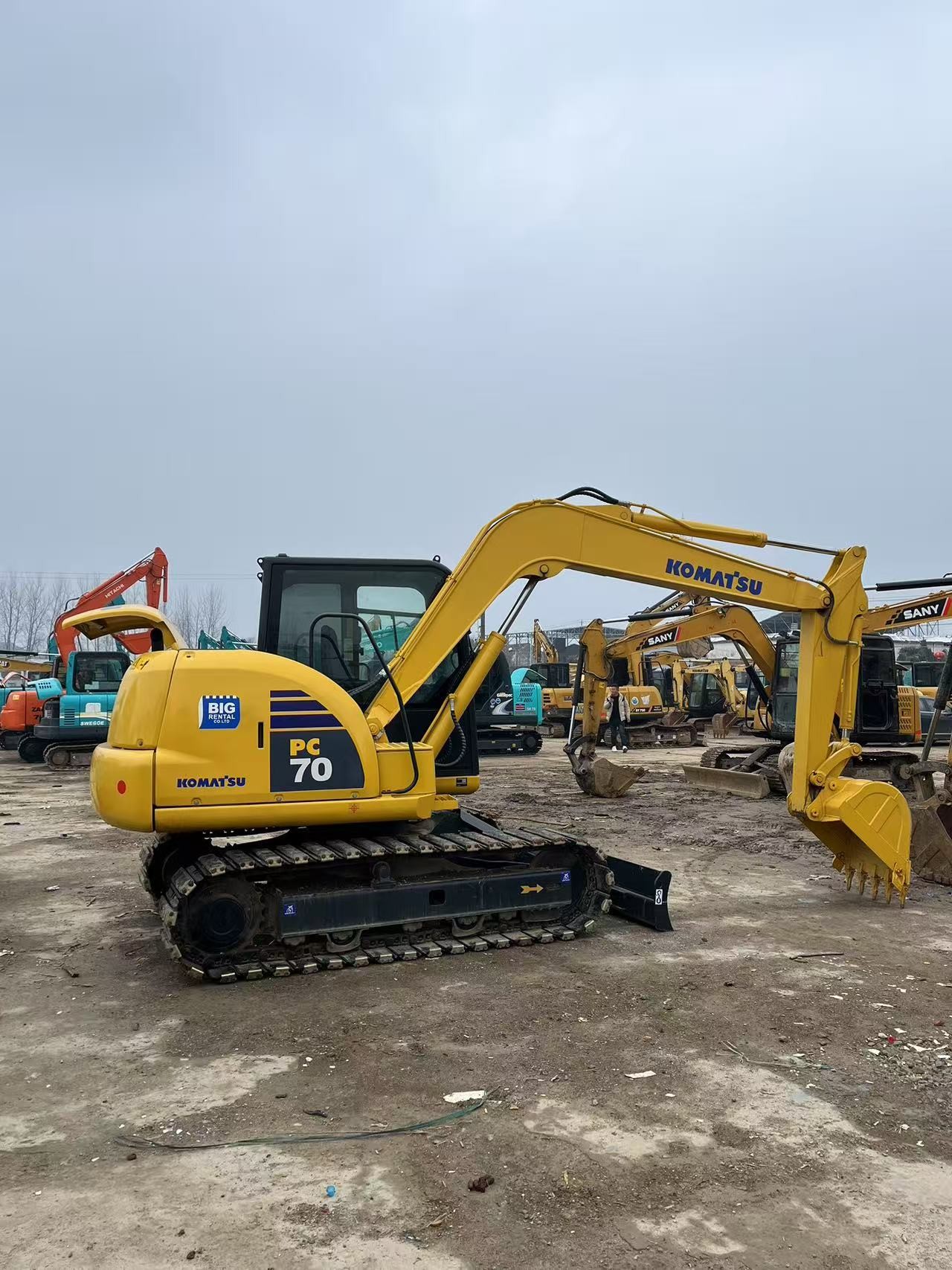Used Komatsu P70 Excavators Compact and Versatile 7 Ton Hydraulic Crawler Digger