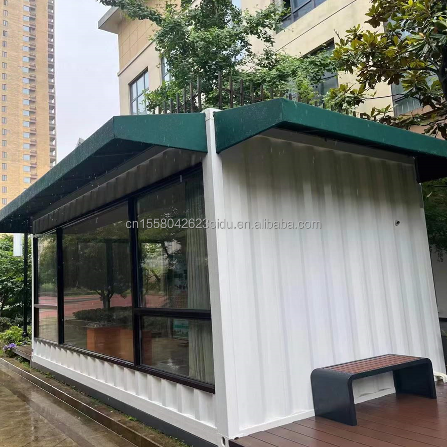 Customized Color Steel Frame Galvanized Steel Bending 180g Foldable Flat Pack Container House for Dormitory Accommodation
