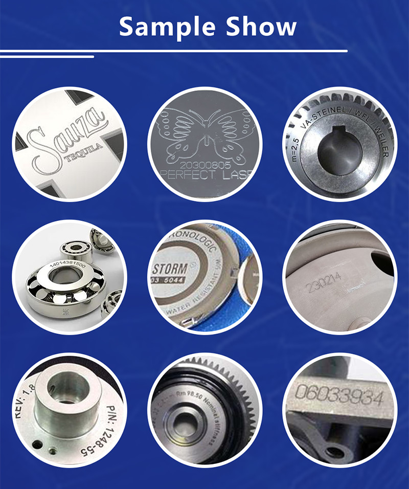 Metal Flange Dot Pin Pneumatic Marking Machine 300mm Horizontal Rotary With Computer