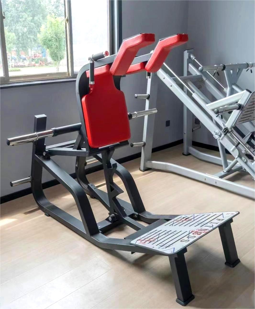 Vertical Calf Quads Hack Squat Machine Gym Commercial Plate Loaded