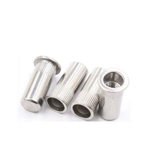  Metric Flat Head Rivet Nut M3 M4 M5 M6 M8 M10 Knurled Stainless Steel for Performance Manufactures
