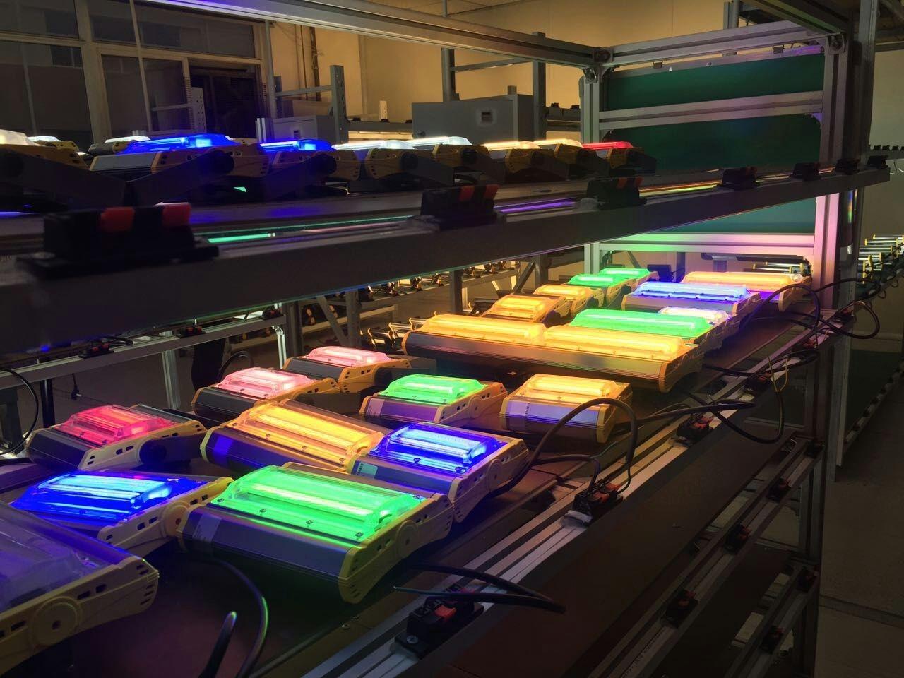 Bridgelux cob 100W 120W led cob flood light led Tunnel lamp140LM/W Red green green blue yellow color with AC85-265V