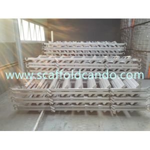  8 steps stair case scaffolding galvanized steel ladder 850*2370mm for Ringlock scaffolding system for sale Manufactures