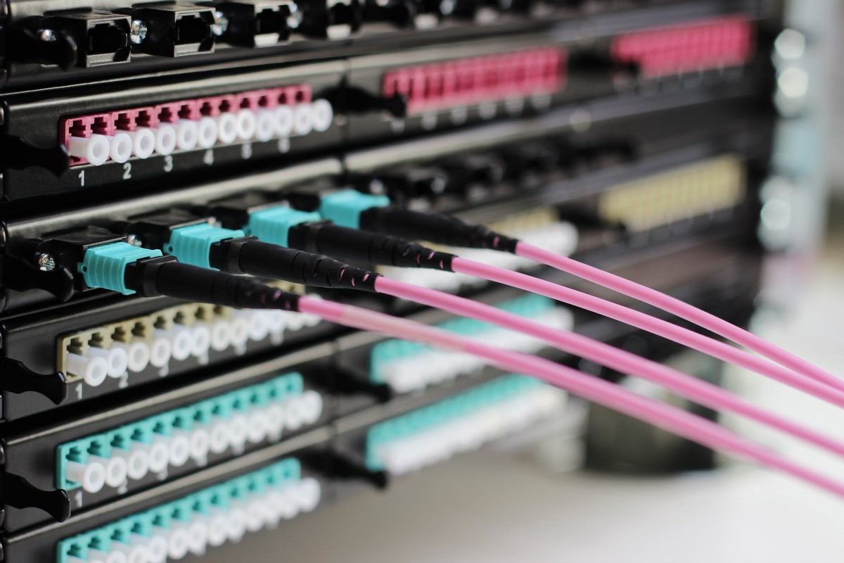 40G MTP MPO To LC Bare ferrule OM3 Patch Cord Multimode Fiber Optic Cable USCONEC