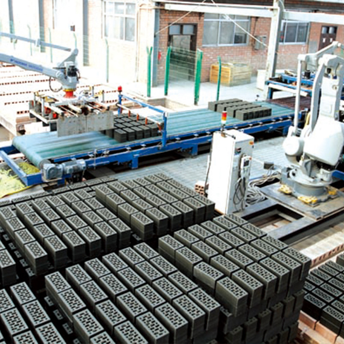 Stacking Robot Automatic Brick Making Machine 50KW 55KW 16.5KW