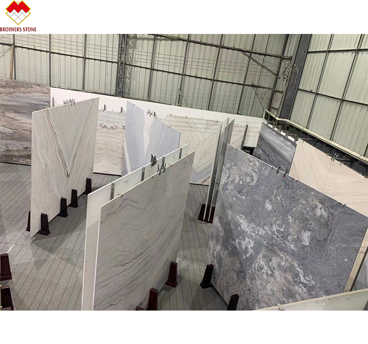 Big Slab Stone Form Palissandro Blue Marble for Apartment Wall and Floor Covering
