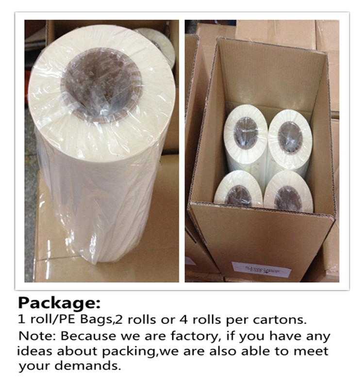 48cm width Washable Hot Melt Adhesive Film for Labels, Badges, Embroidery, Logos and Embroidery Patch