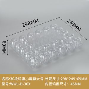 Count Plastic Egg Cartons, With 60PCS Date Labels, Bulk Cheap Clear Reusable Egg