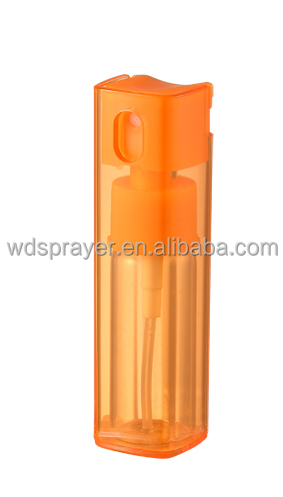 Customized Colour 10ml AS Bottle for Perfume in Square Shape and Plastic Material