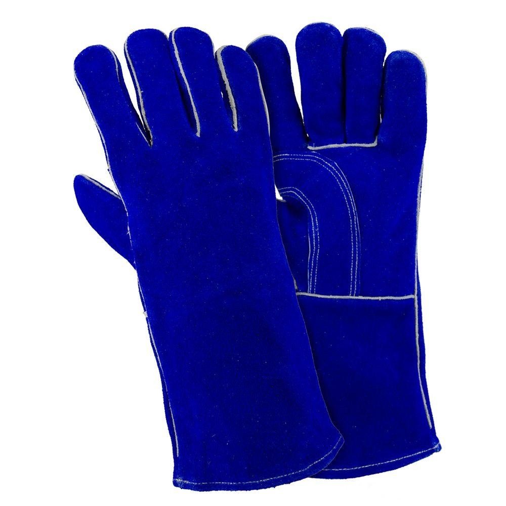 Welding Gloves Wear-Resistant And Heat-Insulating Extended Leather Welder Labor Insurance Gloves