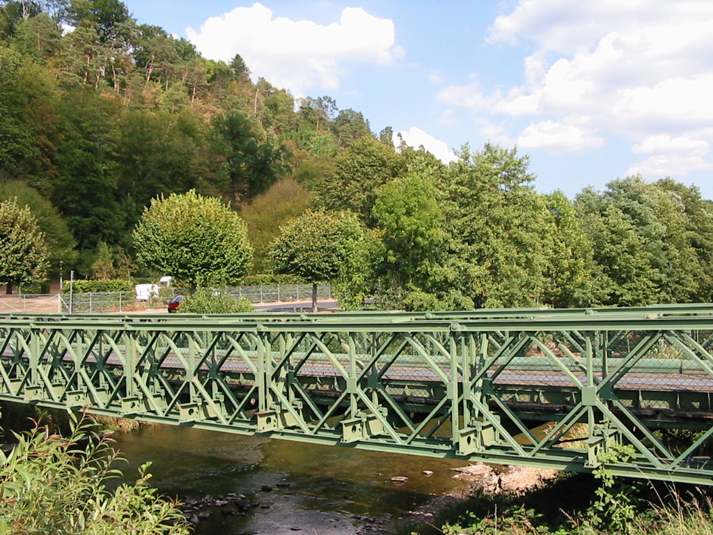 Material Steel AISI Temporary Bridge Structures For Car