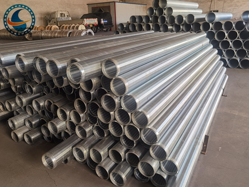 6-5/8" Low Carbon Galvanized Wedge Wire Screen Filter For Sand Control