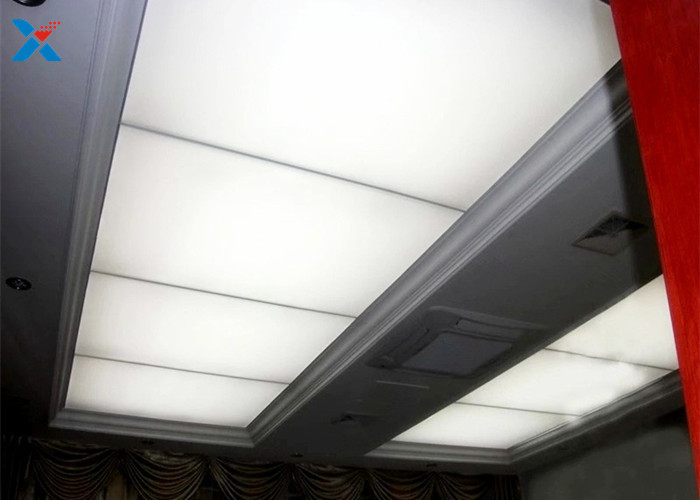 PS Diffuser Sheet LGP Led Light Guide Panel Milky White Round / Rectangle Shape