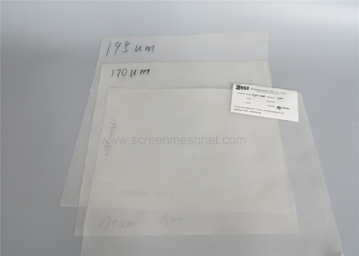 PA6 10GG - 70GG Series Nylon Filter Mesh Fabric As Flour Milling Mesh