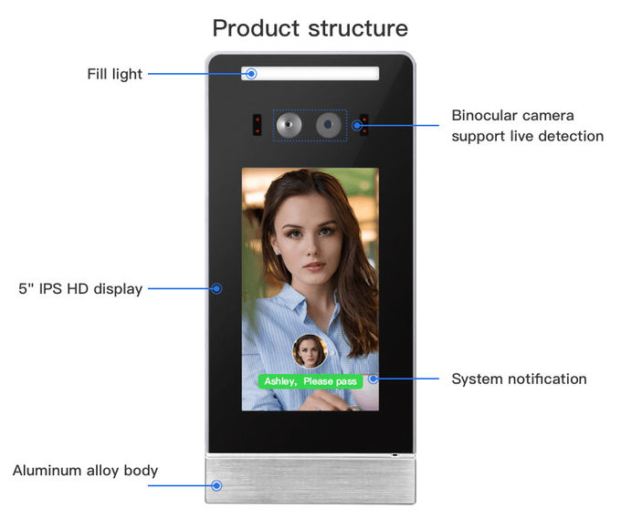 RFID Face Id Attendance Machine Facial Recognition Attendance System