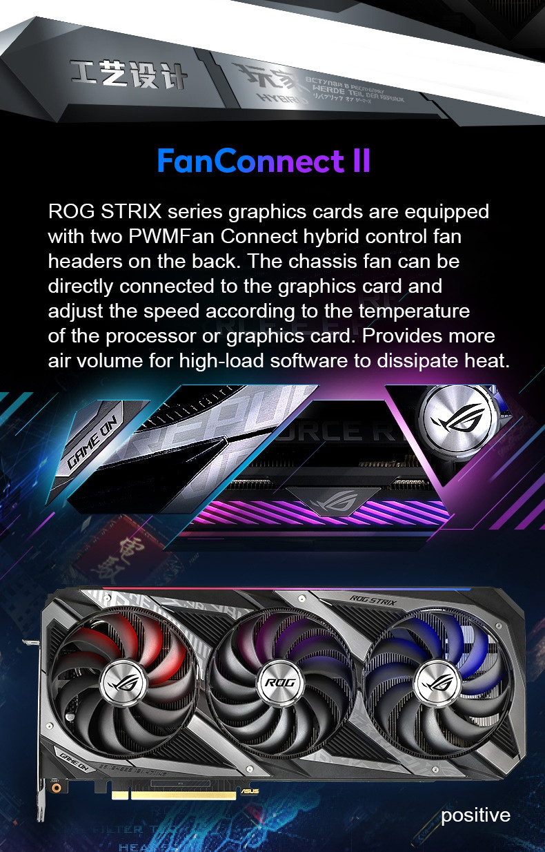 256bit GDDR6 Desktop Graphics Card ASUS NVIDIA ROG-STRIX-RTX3070-O8G-V2-GAMING