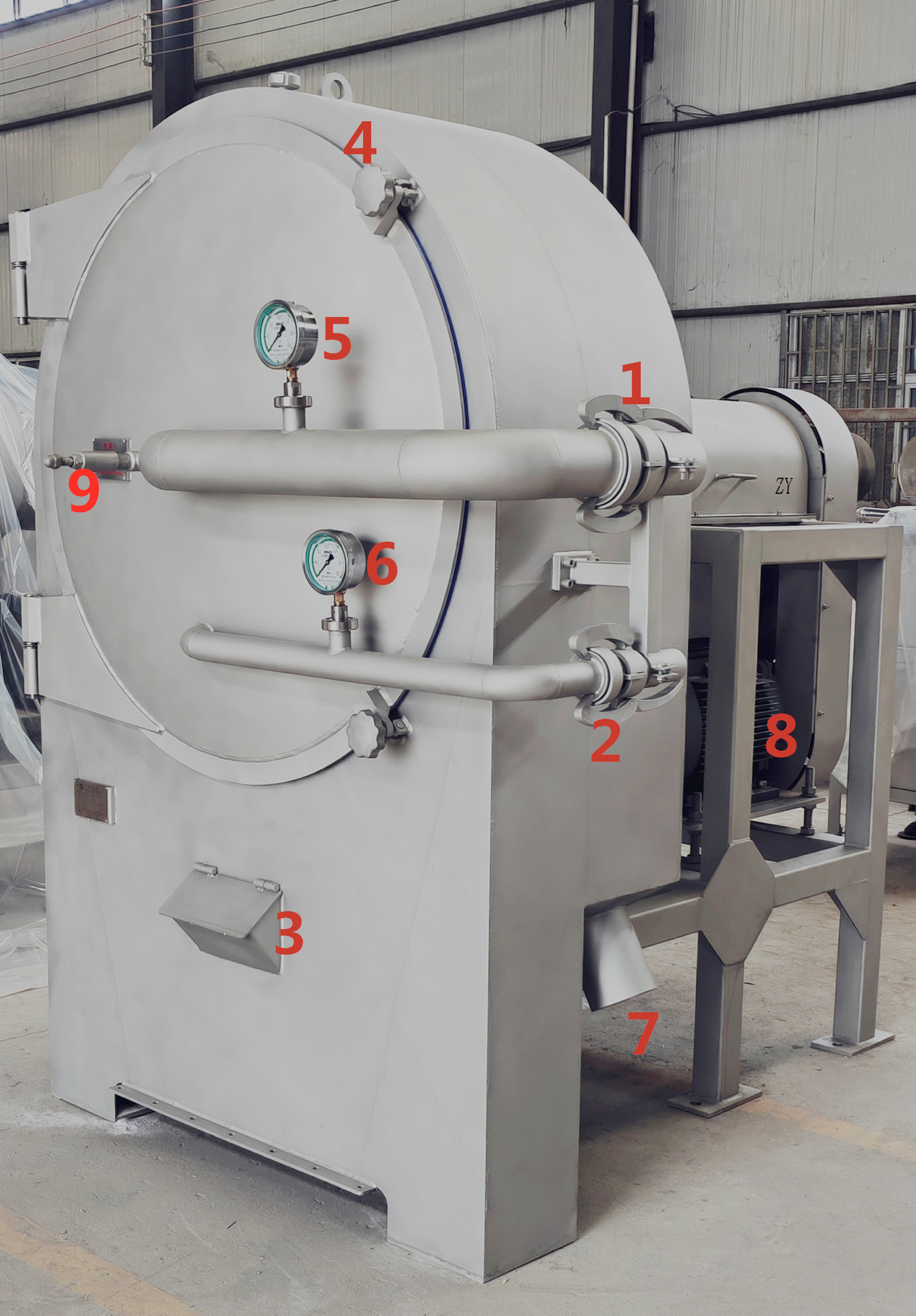Centrifugal Sieving Cassava Starch Extraction Machine 380V