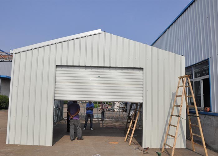 Light Gauge Steel Frame Prefabricated Metal Car Parking Sheds Low Cost Quick Assemble