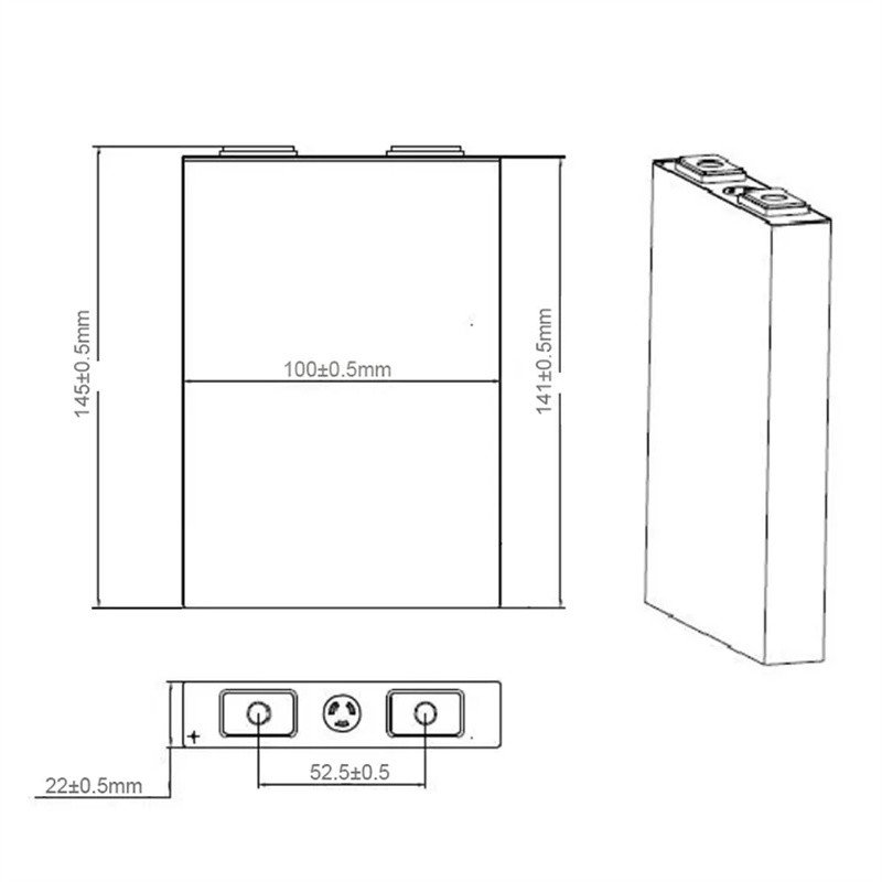 LiFePO4 Lithium Battery OEM ODM 3.2V 80AH 100AH 280AH Lithium-ion Battery Cell 320AH Deep Cycle Lithium Battery Packs