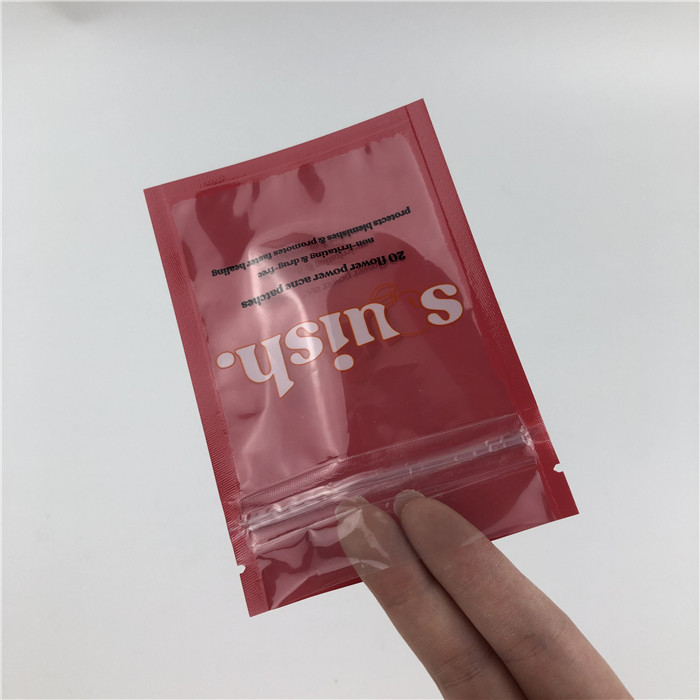120mic MOPP Gravure Mylar Zipper Bag 0.7c Al With Clear Front Window