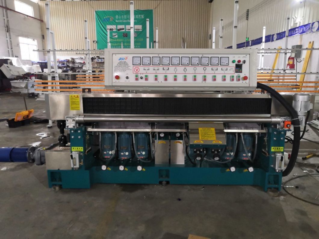 8 Spindles Glass Straight Line Edging Machine