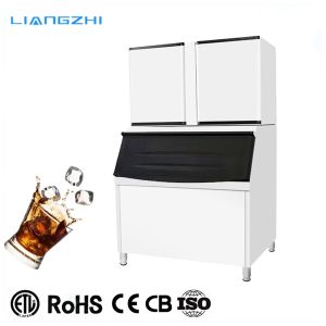  Commercial 220 KG Large Capacity Cube Ice Making Machine LZ-1500 for Daily Production Manufactures