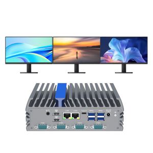 Industrial Mini PC N100 16GB DDR5 RAM PC Embedded Fanless With Intel(R) UHD