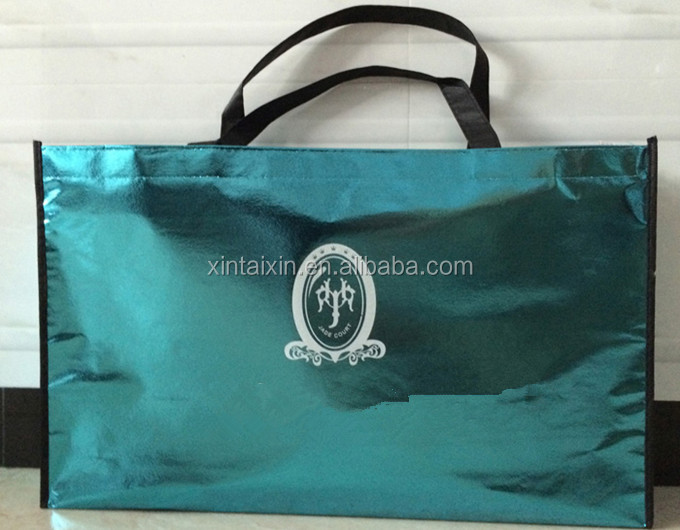 Factory cross-border wholesale laminating shopping bags used by supermarkets to go shopping