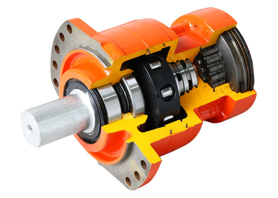 Low Speed High Torque Hydraulic Motor 0 - 130 R/Min Speed For Poclain Machine