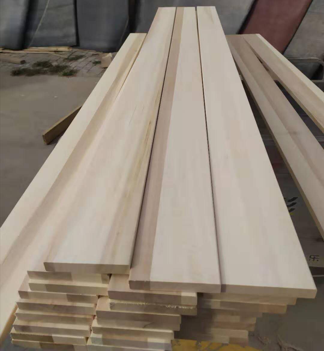 Paulownia Wood Panel Bedroom Bed Frame with Moisture Content of 8%-12% and Wooden Slats