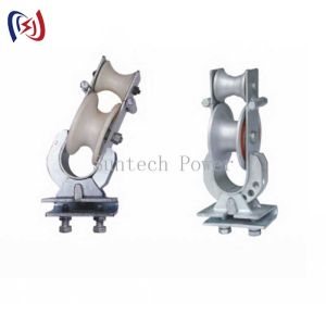 Crossarm Mounted Conductor Stringing Blocks 20KN Transmission Stringing Blocks