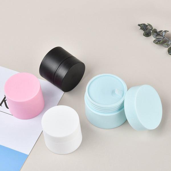 5g 10g 20g 30g 50g Empty Pink Double Wall Matte Face Cream Frosted Lip Balm