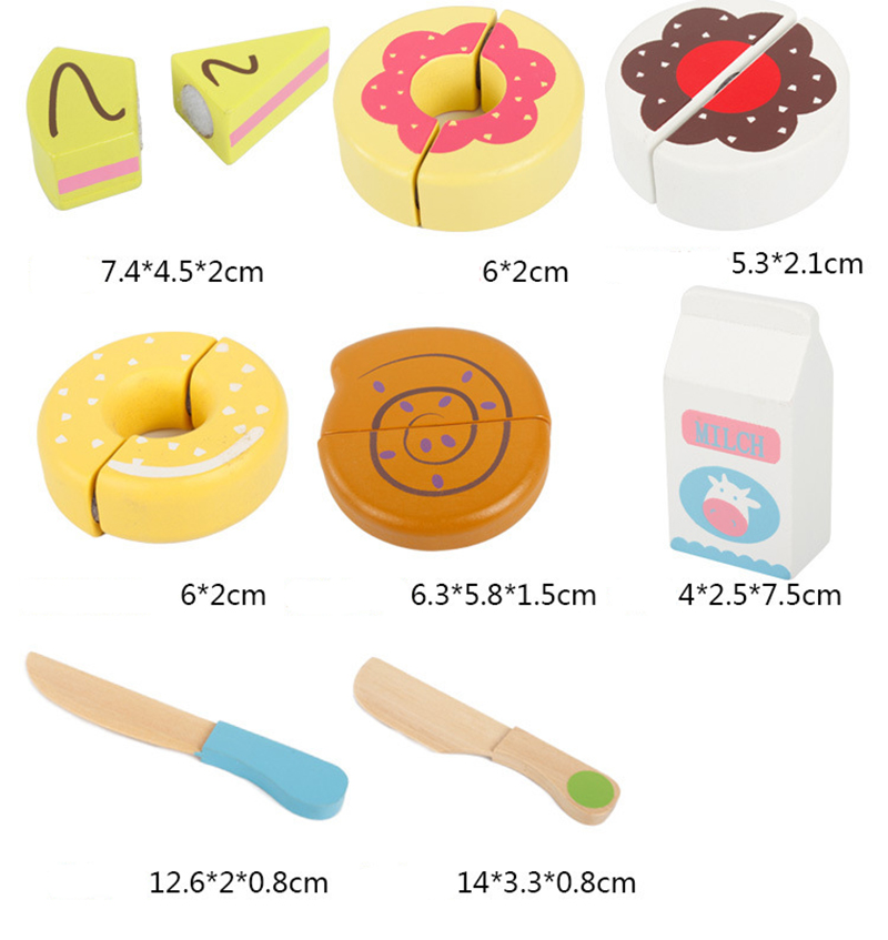 Montessori Kitchen Pretend Toy For Children Cutting Fruit Vegeta