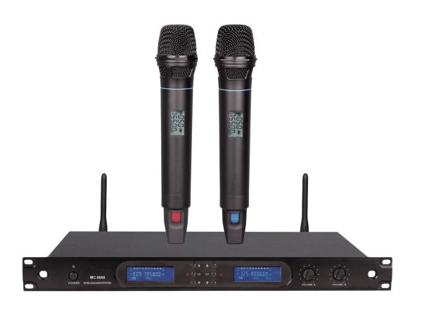 excellent quality 9008 wireless microphone system UHF PLL 200 channels