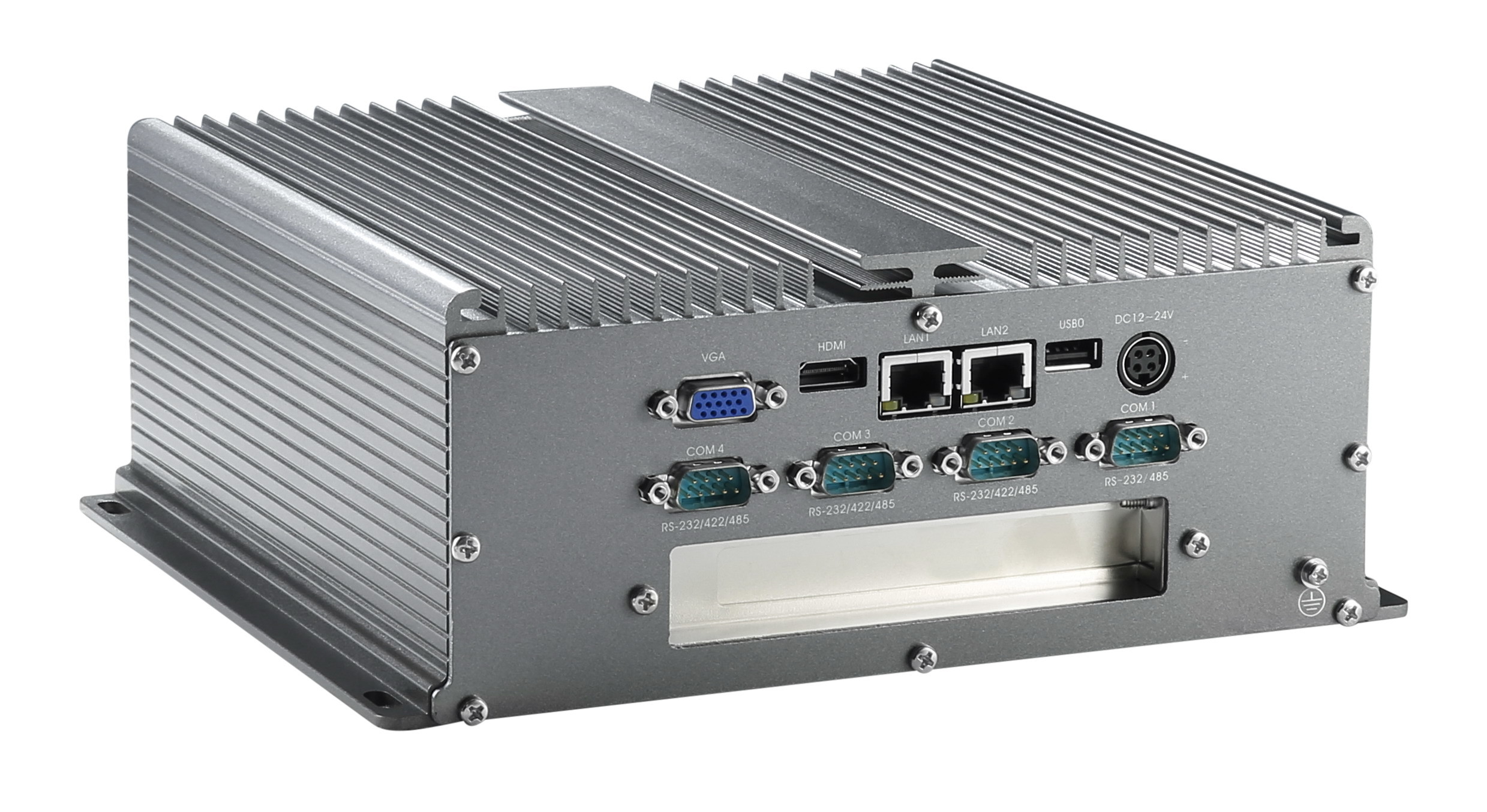 Embedded Fanless Box PC 1037U CPU 1 PCI Expansion 2LAN 6COM 6USB