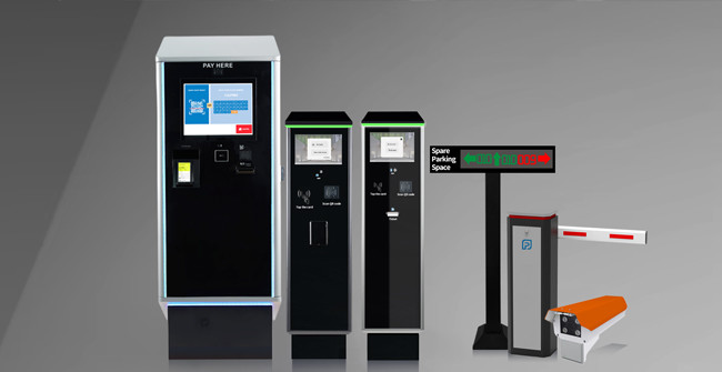 LPR Parking Payment Kiosk Touchscreen Car Park Payment Machine