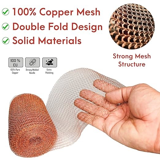 0.2mm Copper Rodent Mesh Mesh Size 40 Mesh Wire Bat Snail Proof